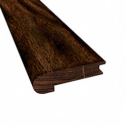 Prefinished Burnished Acacia Hardwood 3/8 in thick x 2.75 in wide x 78 in Length Stair Nose